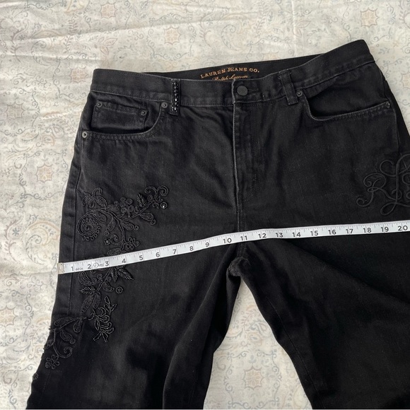 Classic Black Straight Leg Denim Jeans - Picture 4 of 15